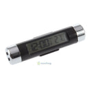 Car Blue LCD Clip-on Digital Backlight Automotive Thermometer Clock Calendar NEW