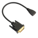 DVI-D 24+1 Pin Male to HDMI Female Adapter Converter Cable for HDTV 1080P