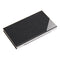 Modern Stainless Steel Leather Pocket Business Name Credit ID Card Holder