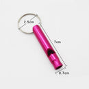 5Pcs Soild Dog Cat Puppy Outdoor Training Pet Sports Keyring Whistle_Random