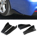 2pcs Universal PP Car Rear Bumper Lip Diffuser Splitter Canard Protectors