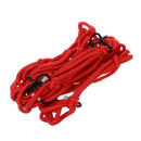 Motorcycle Cargo 6 Hooks Hold Down Web Net Bungee Storage Carrier Red X4F3