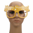 9PCS Happy New Year Party Favor Glasses Photobooth Props for Festival Suppli Hn