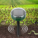 2 Pieces Solar Energy Ultrasonic Outdoor Animal Repellent Weatherproof For