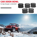5pcs Car Exterior Door Handle Bowl Covers for Jeep Wrangler JL 4-Door 2018-2019