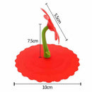 6 Pcs Sun Flower Silicone Cup Cover for Hot and Cold Drink, Cup lid Anti-du U2W5