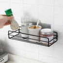 Self-Adhesive Sundries Organizer Shower Shelf Basket Bathroom Shampoo Holde K7U6