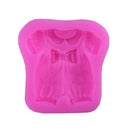 Bow Baby Clothes Silicone Chocolate Mold Fondant Cake Baking Pastry Decor 3C