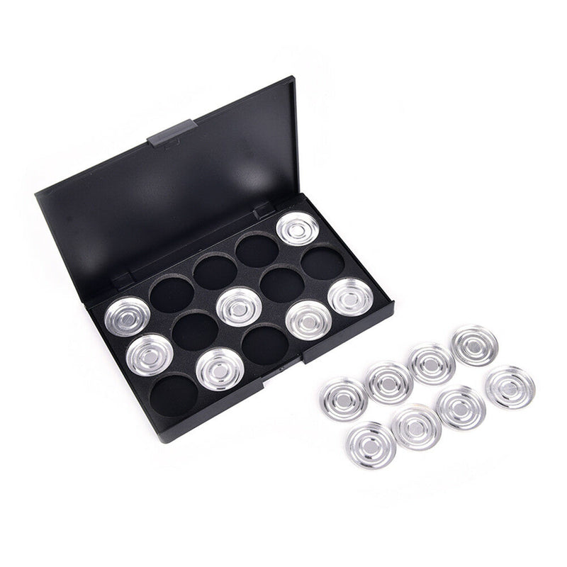 15 x 26mm Empty Eyeshadow Panel Aluminum Palette Pans Removable Makeup T SE