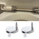 2Pcs Top Fix WC Toilet Seat Hinges Fittings Quick Release Cover Hinge Screw New