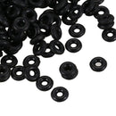 500 Black Rubber Stopper Rings/ Silicone Beads Fit European Clip Beads J8T1