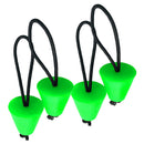 Set 4 Durable Green Rubber Universal Kayak Scupper Plugs Drain Holes Stopper