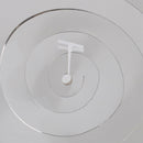 30 Pcs/Set Spiral Snowflake Ceiling Hanging Banner Garland Christmas Home DS Ew