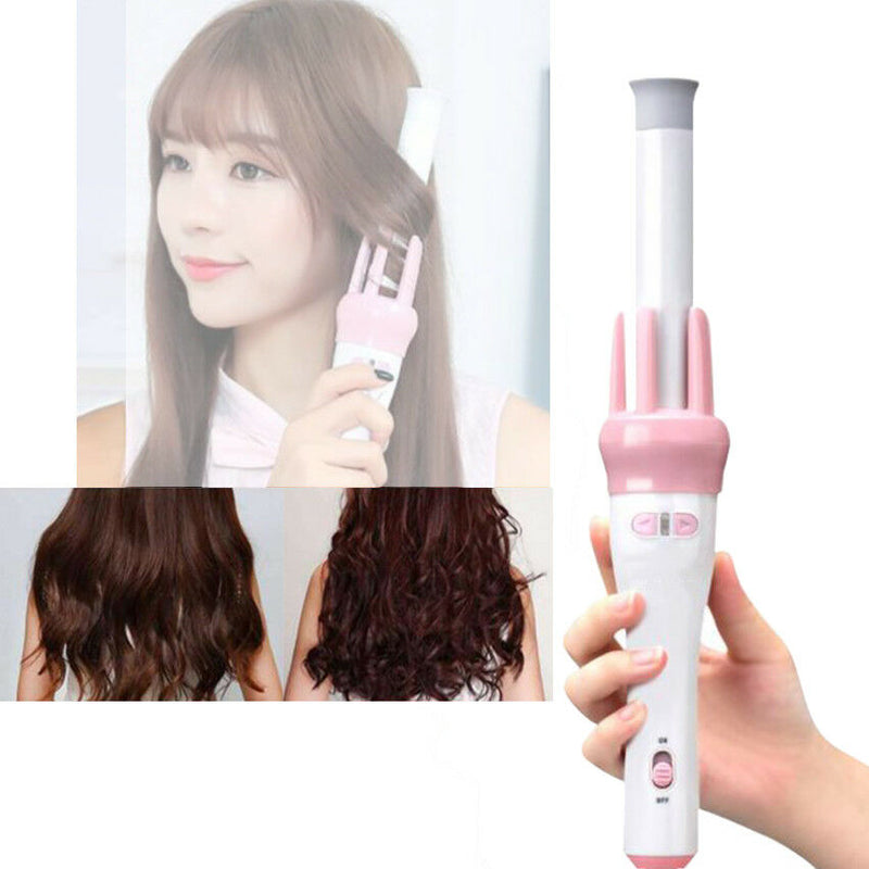 Automatic Wave Curl Electric Ceramic Hair Curler Rollers Curling Iron Heat Wand