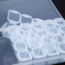 28 Slots Clear Adjustable Diamond Painting Storage Box Case Bead Organiser Gifts