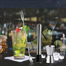 Stainless Steel Cocktail Muddler, Mixing Spoon, Jigger Set, Bar Tool set fo
