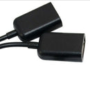 Micro-USB Host Cable,Micro-USB Male to 2X Type A Dual USB Female OTG Adapte J9D6