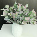 6 Branches Grass Plant Bouquet Artificial Silk Eucalyptus Leaves Home DIY