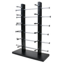 Wood Sunglass Glass Rack Frame Display Stand Holder Organizer Black 6-Layer