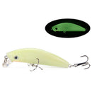 5 Pcs Luminous Simulation Bait Fluorescent Plastic Hard Bait Set Box Artifi