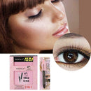 2 IN 1 Black Waterproof Mascara Volume 4D Silk Fiber Lash to Color Easy Mak R3A0