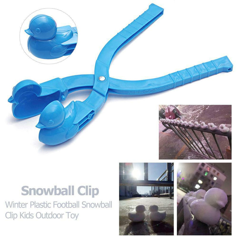Cartoon Duck Snowball Maker Clip Kids Winter Outdoor Sports Snow Sand Mold Toys
