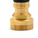1PC Brass Hose Tap Connector 23mm Threaded Home Water Pipe Adaptor Fitting  Z