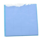 100mmx100mmx1 Blue Heatsink Cooling Thermal Conductive Silicone Pad Cooler liau