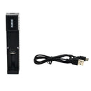 Black USB AC Charger For 18650 26650 3.7V-4.2V Rechargeable Li-Ion Battery JR