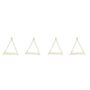 4x Wall Mounted Shelves Garden Flowers Pot Hanging Shelves Bedroom Decor