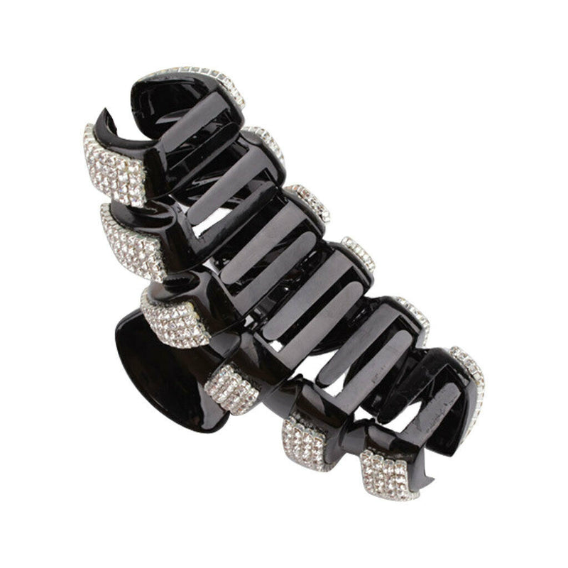 Fashion Full Crystal Rhinestone Hair Claw Clamp Clip Headpiece Accessory