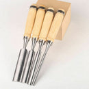 4 Piece Wood Carving Hand Chisel Tool Set Professional Woodworking Goug JTC