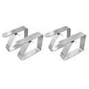 4Pcs Stainless Steel Table Cloth Clip Tablecloth Clamps Holder For Party Wedding