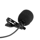 High Sensitivity Stereo HiFi Sound Lavalier Clip-on Condenser Microphone