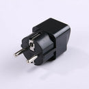 2PCS Universal US AU UK to EU Euro Europe Plug Travel Adapter Socket C TRJ