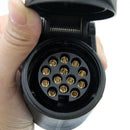 13 Pin Trailer Plug Socket Adapter Converter Connector For Caravan Tow Light