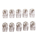 10 Pieces 90 Degree Right Angle 6.35mm 1/4inch Mono Male Metal Plug Adapter ..
