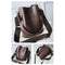 Women Large Capacity Alligator Bucket Bags Crocodile Pattern Handbag Casual I1A4