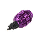 2 pieces blankets / dust-proof bicycle tire valve cap metal - Purple