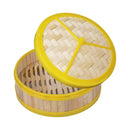 Bamboo Steamer Basket for Cooking Dumpling Vegetables Food Weaving Lid Home