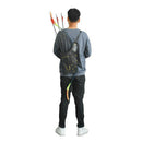 Leather Archery Traditional Recurve Bow Bag Case Arrow Quiver Holder for Outdoor