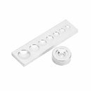 13Pcs Four Button Die Punch Snap Rivet Setter Base Kit DIY Craft Durabl dfg