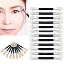 12Pcs Double-end Eye Shadow Eyeliner Brush Sponge Applicator Tool Makeup Hotsale