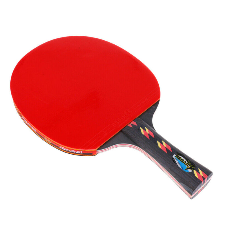 Long Handle Shake Hands Grips Two Sides Table Tennis Racket  -Pong Paddle Bat