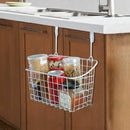 Door Storage Basket Practical Kitchen Cabinet Drawer Organizer Door Hanger  X4B2