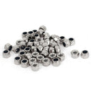 M3 x 0.5mm 304 Stainless Steel Nylock Nylon Insert Hex Lock Nuts 50pcs O5O1