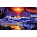 5D DIY Full Drill Diamond Painting Sea Wave Cross Stitch Embroidery Mosaic