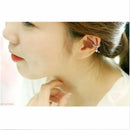 Attractive Ear Cuff Wrap Rhinestone Cartilage Clip On Earring Non Piercing Gift