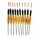 Leo 10Pcs/Lot Bobber Cork Fir Float Vertical Pesca For Carp Fishing Float F