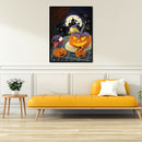 Diamond Painting Halloween Pumpkin Full Round Drill Cross Stitch (WX441)